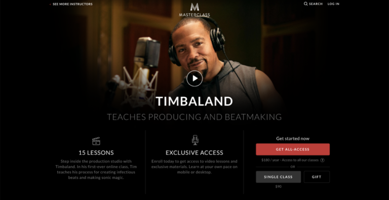 Timbaland Masterclass Review: Beat Making & Producing
