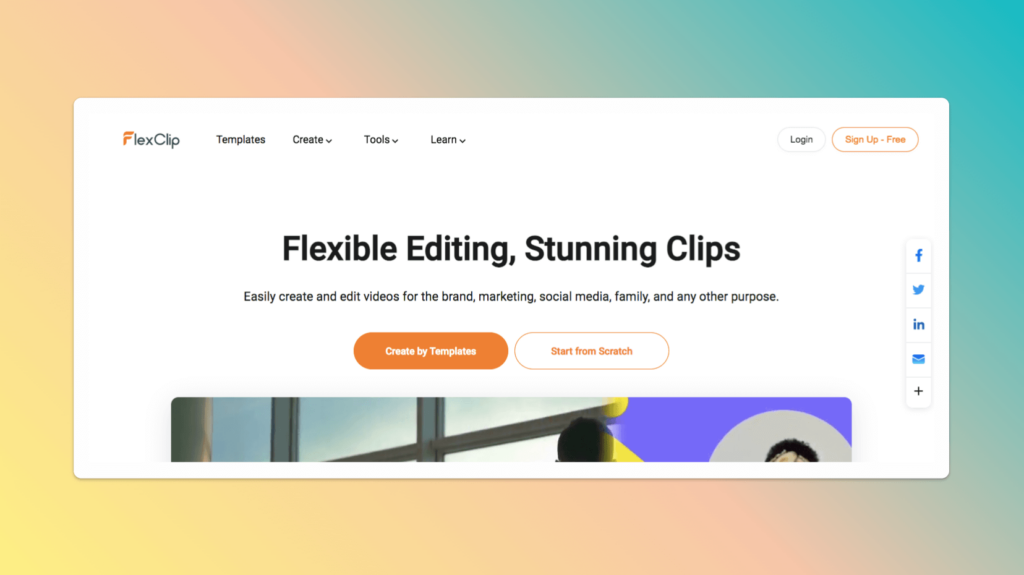 Flexclip Online video Editing Tool